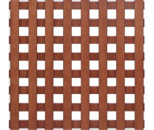 Hafele 574.93.710 Lattice Grill, 90° Angle, 9/16" Staves, Square, American Walnut