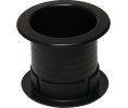 Hafele 631.24.340 Grommet, Dual-Sided, Round, 64 mm Drill Hole Diameter, with 90° Rotating Top, Black