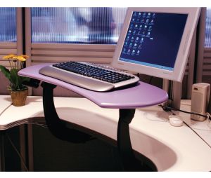 Hafele 632.68.340 Keyboard Arm, Duet 27" Sit-to-Stand, Black