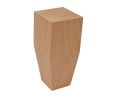 Hafele 634.25.116 Square Wood Leg, 6" H, Maple