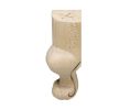 Hafele 634.27.116 Claw Wood Leg, 6" H, Maple