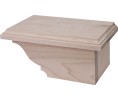 Hafele 634.29.027 Cabinet Foot, Transitional, 4" x 8-1/2" x 4-7/8", Maple