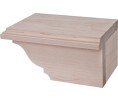 Hafele 634.29.029 Cabinet Foot, Transitional, 4" x 7-3/4" x 4-7/8", Right, Maple