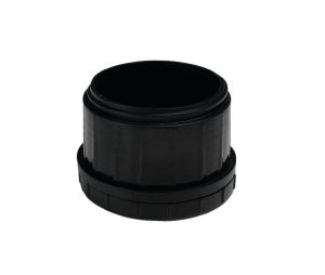 Hafele 635.06.009 Leveler, 60 mm Diameter Component System, Press-Fit, +1" of Adjustment, Plastic, Set of 4 Pieces