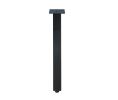 Hafele 635.36.380 Table Leg, Square, 60 mm Diameter, 710 mm Height, Black Textured, Set of 4 Pieces
