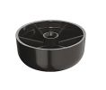 Hafele 635.80.315 Furniture Glide, with Hole for Screw Mounting, 20 mm Installation Height, 45 mm Diameter, Black