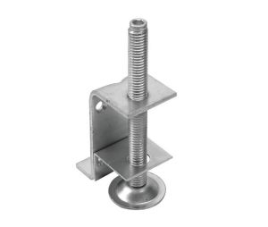 Hafele 637.31.941 Base Leveler, with Supporting Bracket, 150 kg (330 lbs) Load Bearing Capacity, Zinc