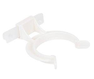 Hafele 637.38.054 Plinth Panel Clip, Also Suitable for Häfele Axilo™ 78 Plinth System, Screw Mount, White