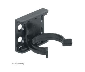 Hafele 637.45.906 Panel Clip, for Base Cabinet Levelers, for Screw Fixing, Black