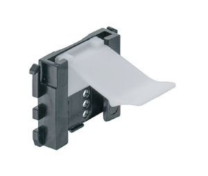 Hafele 637.47.490 Plinth Holder, Also Suitable for Häfele Axilo™ 78 Plinth System, Häfele Axilo™ 78 Plinth Adjusting Fitting System, for 19 mm Panel, Natural Color