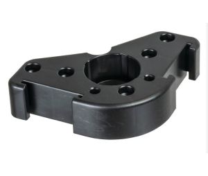 Hafele 637.76.342 Mounting Plate, Corner, Axilo™, Screw-mount, Black