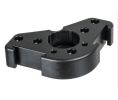 Hafele 637.76.342 Mounting Plate, Corner, Axilo™, Screw-mount, Black