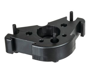 Hafele 637.76.343 Mounting Plate, Corner, Axilo™, Press-Fit, Black