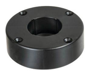 Hafele 637.76.344 Mounting Plate, Round, Axilo™, Screw-Mount, Black