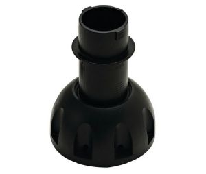 Hafele 637.80.351 Adjustment Foot/Tube, 78 mm Diameter, 100 mm Base Height, Plastic, Black, Set Of 4 Pieces