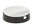 Hafele 650.24.300 Quickclick Base, Adhesive Tape Mount, For Round Glide Inserts, 20 mm Diameter, 7 mm Height, Black