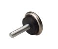 Hafele 651.13.906 Base Leveler, 1/4" - 20 mm x 25 mm, Nickel-Plated