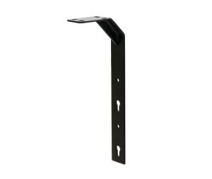Hafele 654.34.380 Panel Bracket, Modesty Panel Clip System, Steel, Black