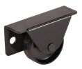 Hafele 660.98.304 Bed Box Caster, Rigid, 35 mm Diameter, Black Housing, Black Wheel