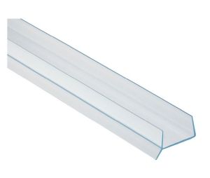 Hafele 713.22.092 Plinth Profile, With Sealing Lip, For Panel Thickness: 19 mm, Transparent