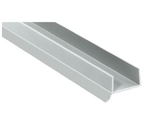 Hafele 713.22.062 Plinth Profile, With Sealing Lip, For Panel Thickness: 16 mm, Transparent