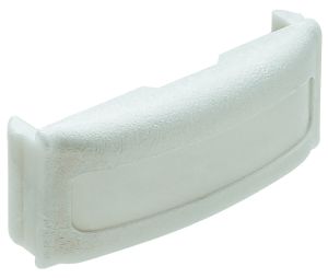 Hafele 792.02.049 Large Cover Cap, TAG Omni Track®, 1-1/2" x 1/2" x 11/16", Silver