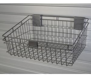 Hafele 792.12.020 Basket, HandiACCESSORIES™, HandiSOLUTIONS, HSB1218B, 17-7/8" Width, 60 lbs Capacity, Graphite