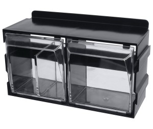 Hafele 792.23.320 Link Up Tilt Bin, HandiACCESSORIES™, HandiSOLUTIONS, Black