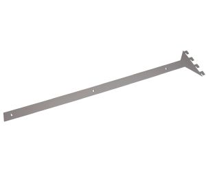 Hafele 793.00.413 Shelf Bracket Set, Coloma, 14" Depth, 1-1/8" Shelf thickness, Silver
