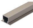 Hafele 793.05.034 Rails, Smartcube Shelf System, with support on both sides, Stainless Steel