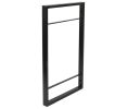 Hafele 793.20.310 Ladders, YouK Shelf System, 668 mm Heigth, 200 mm Depth, Black