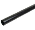 Hafele 801.54.384 Wardrobe Tube, Round, 33 mm Diameter, 92" Length, Steel, Black, Box of 5