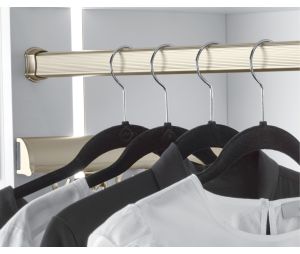 Hafele 801.78.312 Wardrobe Tube, Tag Signature Collection, 8', Slate, Box of 18