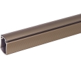 Hafele 801.78.611 Wardrobe Tube, TAG Signature Collection, 2337 mm (92") Length, Aluminum, Matt Nickel, Box of 18 Pieces