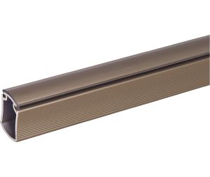 Hafele 801.78.612 Wardrobe Tube, Tag Signature Collection, 8', Matt Nickel, Box of 18