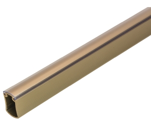 Hafele 801.78.911 Wardrobe Tube, TAG Signature Collection, 2337 mm (92") Length, Aluminum, Matt Gold, Box of 18 Pieces