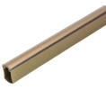Hafele 801.78.911 Wardrobe Tube, TAG Signature Collection, 2337 mm (92") Length, Aluminum, Matt Gold, Box of 18 Pieces