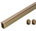 Hafele 801.78.991 Wardrobe Tube with End Supports, Tag Signature Collection, 17-3/4", Matt Gold