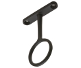 Hafele 802.06.767 Center Support, For Round Wardrobe Tube, TAG Synergy Collection, Zinc Alloy, Black