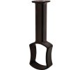 Hafele 802.13.100 Wardrobe Tube Center Suspended Support, Tag Signature Collection, Dark Oil-Rubbed Bronze