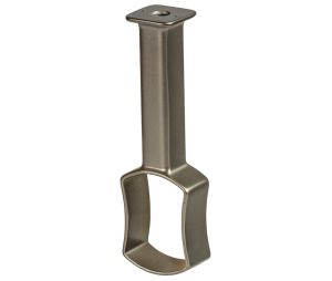 Hafele 802.13.300 Wardrobe Tube Center Suspended Support, Tag Signature Collection, Slate