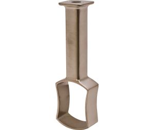 Hafele 802.13.600 Wardrobe Tube Center Suspended Support, Tag Signature Collection, Matt Nickel