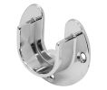 Hafele 803.06.228 Half Enclosed Support, for Heavy Duty Wardrobe Tube, 1-5/16", Chrome