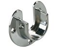 Hafele 803.60.212 Wardrobe Tube Support, for KV 750 5 Series, 33 mm (1-5/16") Diameter, KV 766, Half Enclosed, Chrome