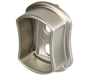 Hafele 803.64.650 Wardrobe Tube End Support, Tag Signature Collection, Matt Nickel