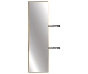 Hafele 805.73.921 Full Rotation Mirror, Tag Synergy Elite, 35" Height, Matt Gold