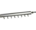 Hafele 807.67.315 Belt Rack, Tag Synergy Elite Collection, 8 Hook, 17-15/16", Slate