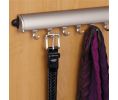 Hafele 807.67.383 Fixed Accessory Rack, Tag Synergy Elite Collection, 6 Hook, 15-1/4", Slate