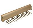 Hafele 807.67.901 Tie Rack, Tag Synergy Elite Collection, 15 Hook, 11-7/8", Matt Gold