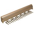 Hafele 807.67.904 Tie Rack, Tag Synergy Elite Collection, 18 Hook, 13-7/8", Matt Gold